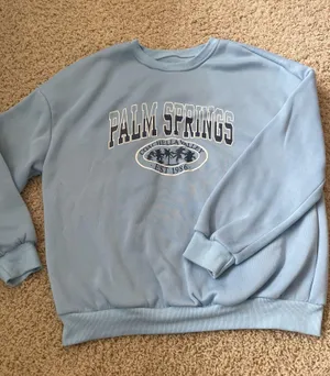 Blue Crewneck Hoodie thumbnail 1