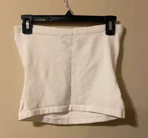 Nordstrom Frenchi Y2k White Tube Top Medium thumbnail 2