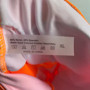 Vibrant Orange One Piece Swimsuit Size XL thumbnail 4