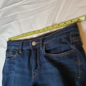 Lucky Brand Blue Flare Wide Leg Jeans thumbnail 6