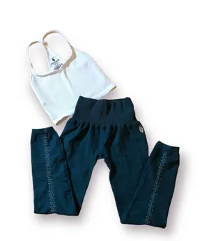 Free People NWOT Happiness Runs Crop & Good Karma 7/8 Legging XS/S MSRP $118 SET thumbnail 12