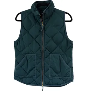 J Crew Quilted Down Puffer Vest Womens S‎ Green Warm Lightweight Excursion 92465 thumbnail 2