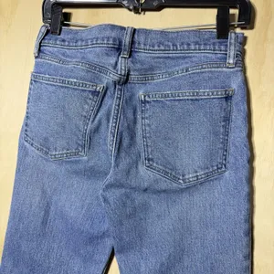 GAP 90s Straight High Rise Jeans Women's Size 26R‎ Blue Medium Wash Denim thumbnail 7