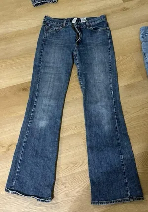 Lucky brand dungarees vintage bootcut jeans thumbnail 1