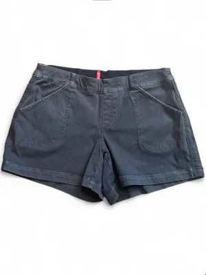 Spanx 5” Twill Shorts In Washed Black Women’s Size XL Compression Stretch thumbnail 5