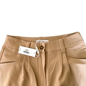 Petal & Pup Beige Tan High Waist Straight Leg Slack Pants Women’s Size 6 Chic thumbnail 3