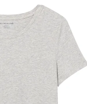 Amazon Essentials | Basic Light Grey Tee thumbnail 1