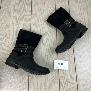 UGG Lorna Buckle Detailed Boots US6.5 Women's Black $190 thumbnail 1