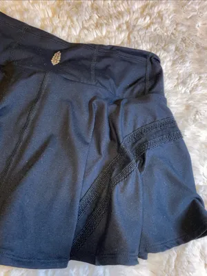 Free People Black Athletic Skort with Built-In Shorts thumbnail 6