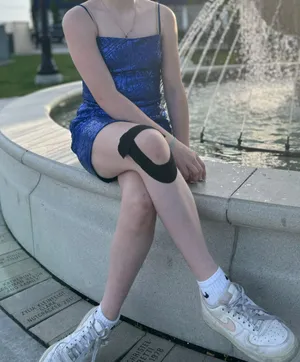 Macy's Blue Homecoming Dress thumbnail 1