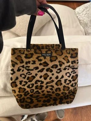 Kate Spade leopard print mini tote bag thumbnail 1