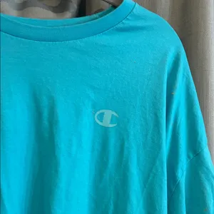 Champion Women's Short Sleeve Tee - Aqua Blue thumbnail 2