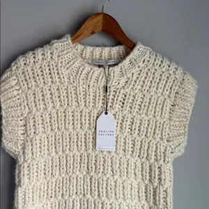 NEW Anthropologie English Factory Chunky Sweater Vest Small thumbnail 5