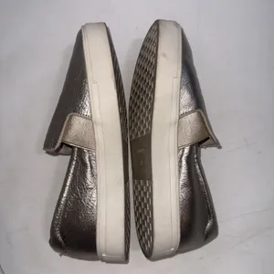 Birdies Swift Gold Metallic SlipOn Leather Sporty Preppy Cushion Sneakers Size 8 thumbnail 5