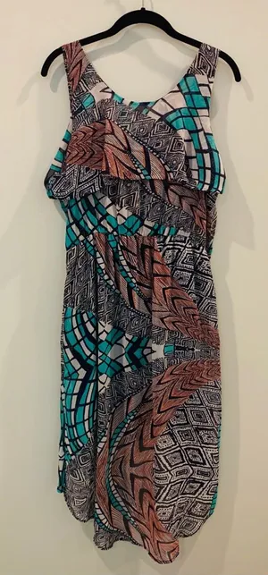 Abstract Hi Low Dress thumbnail 1