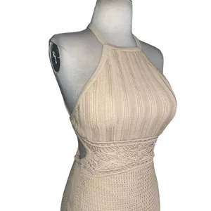 Significant Other Abby Knit Dress in Biscuit 4 Womens Bodycon Midi Cocktail thumbnail 5