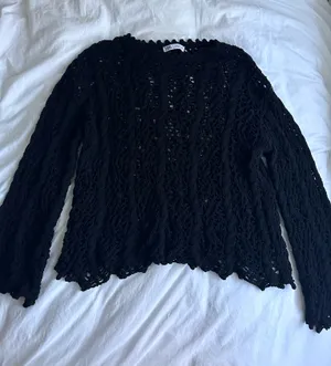 Zara Oversized Crochet Knit Sweater thumbnail 1