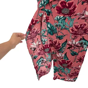 For Love & Lemons Flamenco Maxi Dress M Pink Floral Silk Blend Ruffle thumbnail 5