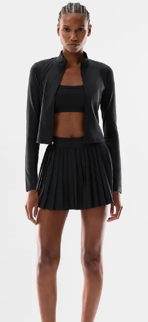 Aritzia Move tech tennis pro black micro skirt  thumbnail 1