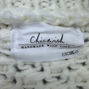 Chicwish Sweater Cream Hand Knit Cardigan Chunky Fisherman - Check Measurements thumbnail 4