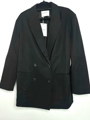 Everlane Double-Breasted Blazer Blazer In Buttersmooth NWT Size 2 thumbnail 3