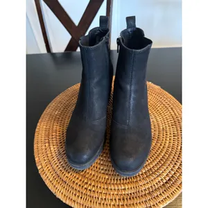 Vagabond Shoemakers Grace‎ Black Leather Block Heel Ankle Boots Womens 40 thumbnail 2
