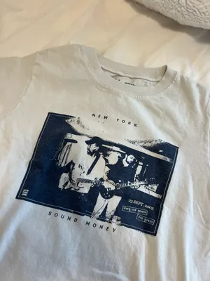 Brandy Melville John Galt New York Sound Of Money T-Shirt thumbnail 4