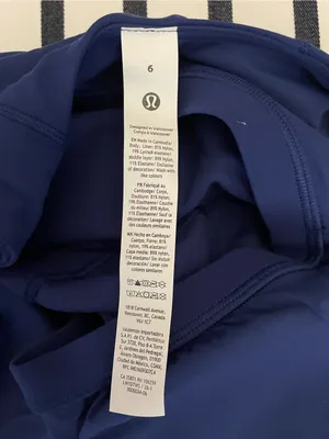 Lululemon NWT Align Tank V-Neck Cropped Top Blue Size 6 thumbnail 6