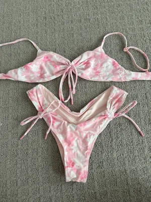 Blackbough Swim pink bikini set thumbnail 3