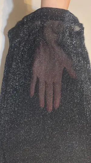 Shein sheer shimmer shirt thumbnail 2