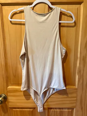 Express Body Contour Compression High Neck Bodysuit women’s L thumbnail 2