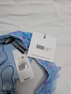 Beach Riot Womens Paige Micro-Floral Print Bikini Bottom Size XS thumbnail 5
