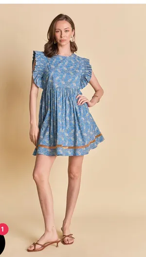 English factory mini paisley dress thumbnail 2