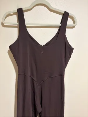 Vitality Cloud Jumpsuit Sleeveless Tank Athletic Active Brown Size Large thumbnail 7