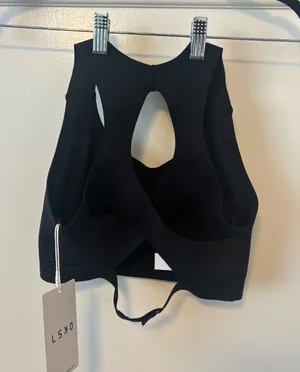 Black Sports Bra LSKD thumbnail 1