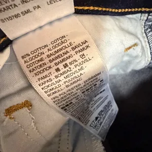 NWOT Levi's 318 Shaping Wide Leg Jeans Dark Wash 27x32 Mid Rise Denim‎ thumbnail 8