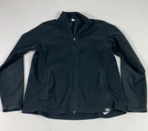 REI Co-op Fleece Jacket Womens XL‎ Black Full Zip Outdoor Layering Hiking thumbnail 1