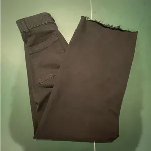 Zara Black Straight Cut Jeans ( thick) thumbnail 1