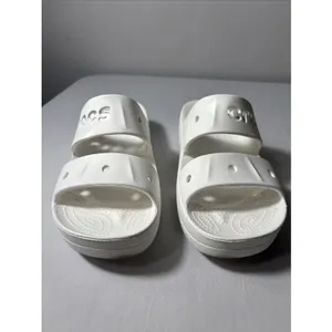Crocs Slide Sandals White Iconic Comfort Women Size 11 Slip‎ On thumbnail 8