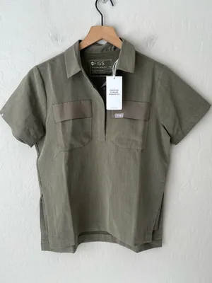 Figs Saiya Cargo scrub top heathered olive green NEW XXS limited edition thumbnail 5