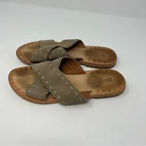 Frye Ally Criss‎ Cross Leather Sandals Sz 6.5 thumbnail 3
