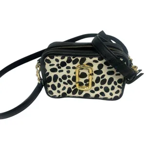 Marc Jacobs The Snapshot Crossbody Bag Black Leather Dalmatian Print thumbnail 2