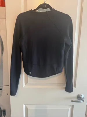 Lululemon Black Mock Neck Long Sleeve Pullover Top thumbnail 4