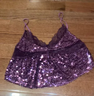 Free People NWT Intimately Right Rhythm Sequin Crop Camisole thumbnail 4
