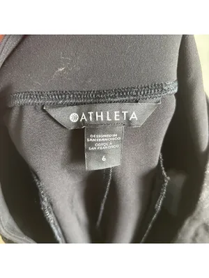 Athleta EUC Women's Black Brooklyn Ankle Pant Size 6 thumbnail 4