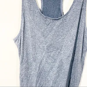 Zyia Active Size XL Grey Seamless Scoop Neck Racerback Athletic Tank thumbnail 2