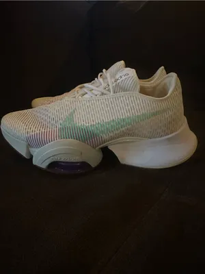 Nike air zoom super rep 2 Women’s White HIIT Sneakers Lavender Swoosh Size 8.5 thumbnail 13