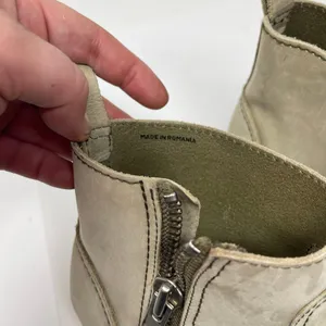 Toffel Swedish Hasbeens Zip It Emy Clog Boots in grey suede 37 thumbnail 11