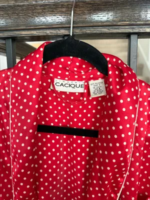 Cacique Red polka dot robe thumbnail 4