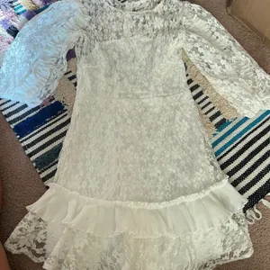 Here comes the sun white‎ lace dress small thumbnail 1